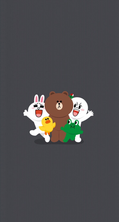 iphone 壁纸 line cony brown 可妮 布朗