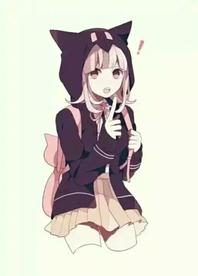 二次元 少女 头像 可爱 猫耳 校服 ()图源已忘