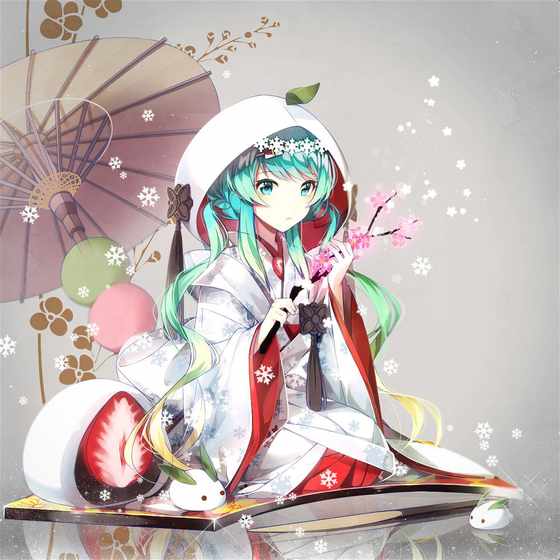 雪初音白无垢