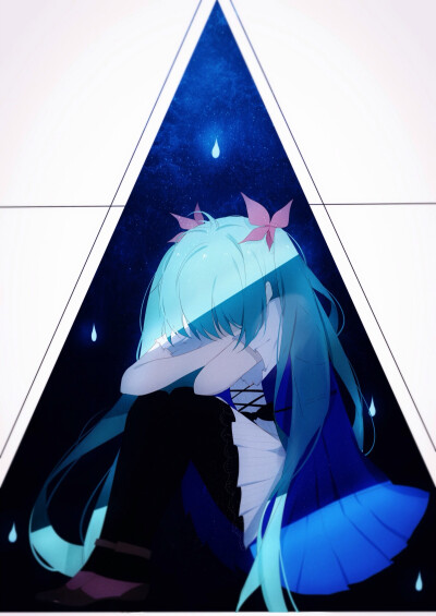 vocaloid:初音未来 活动小丑【からくりピエロ】p站 画师:lococo:p