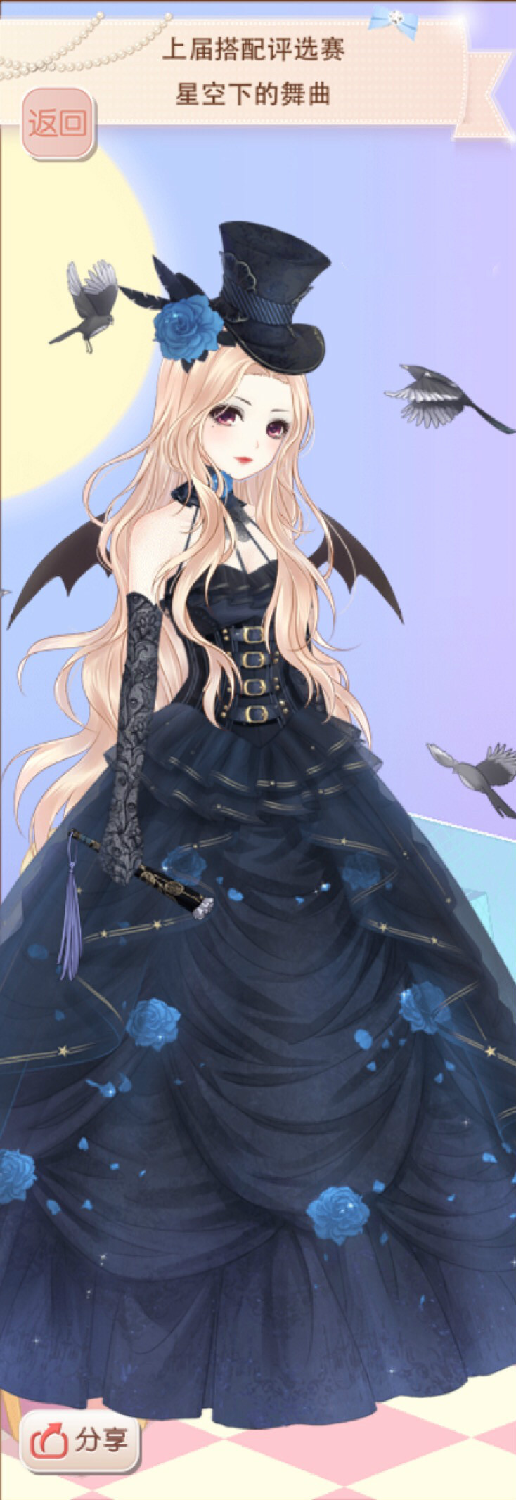 服装设计 插画 少女 小清新 童话 搭配:【北欧女神】【天蝎座】【天蝎