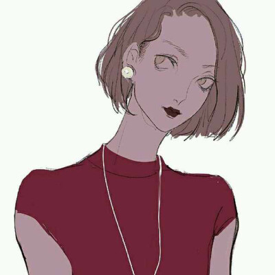 手绘头像欧美