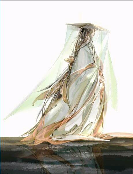 手绘 古风女子