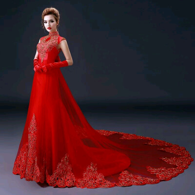 红色婚纱礼服系列!