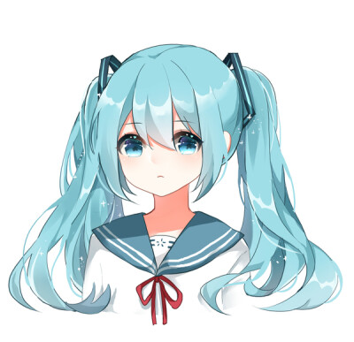 初音未来 动漫美少女 壁纸 插画 封面 美图 v家 p站 板绘 人物 原创