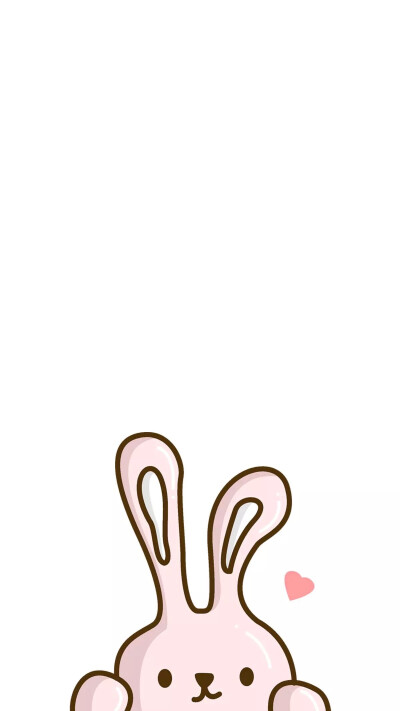 星星动物园 兔子 粉色 可爱 文艺 手机壁纸 聊天背景