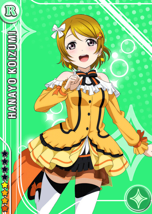 lovelive 小泉花阳 hanayo 卡牌r觉醒