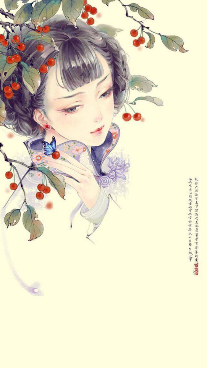 古风 壁纸 民国时期 水彩