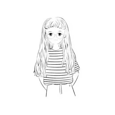 女生头像 手绘