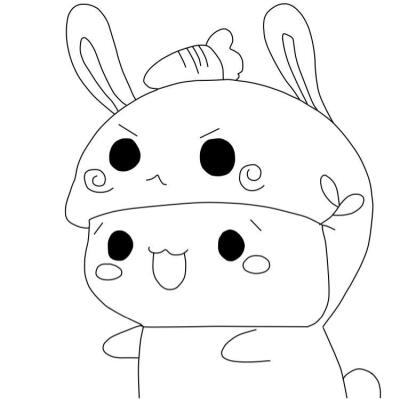盲盒素材长草颜