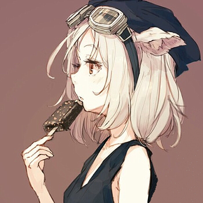 动漫头像#纯色#动漫女头#二次元# - 堆糖,美图壁纸