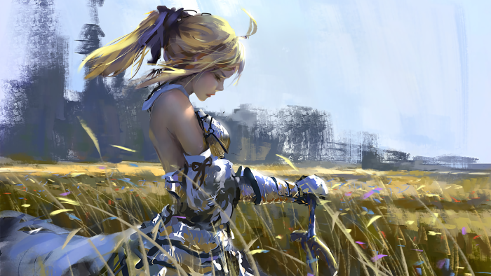 Saber金闪闪r18漫画