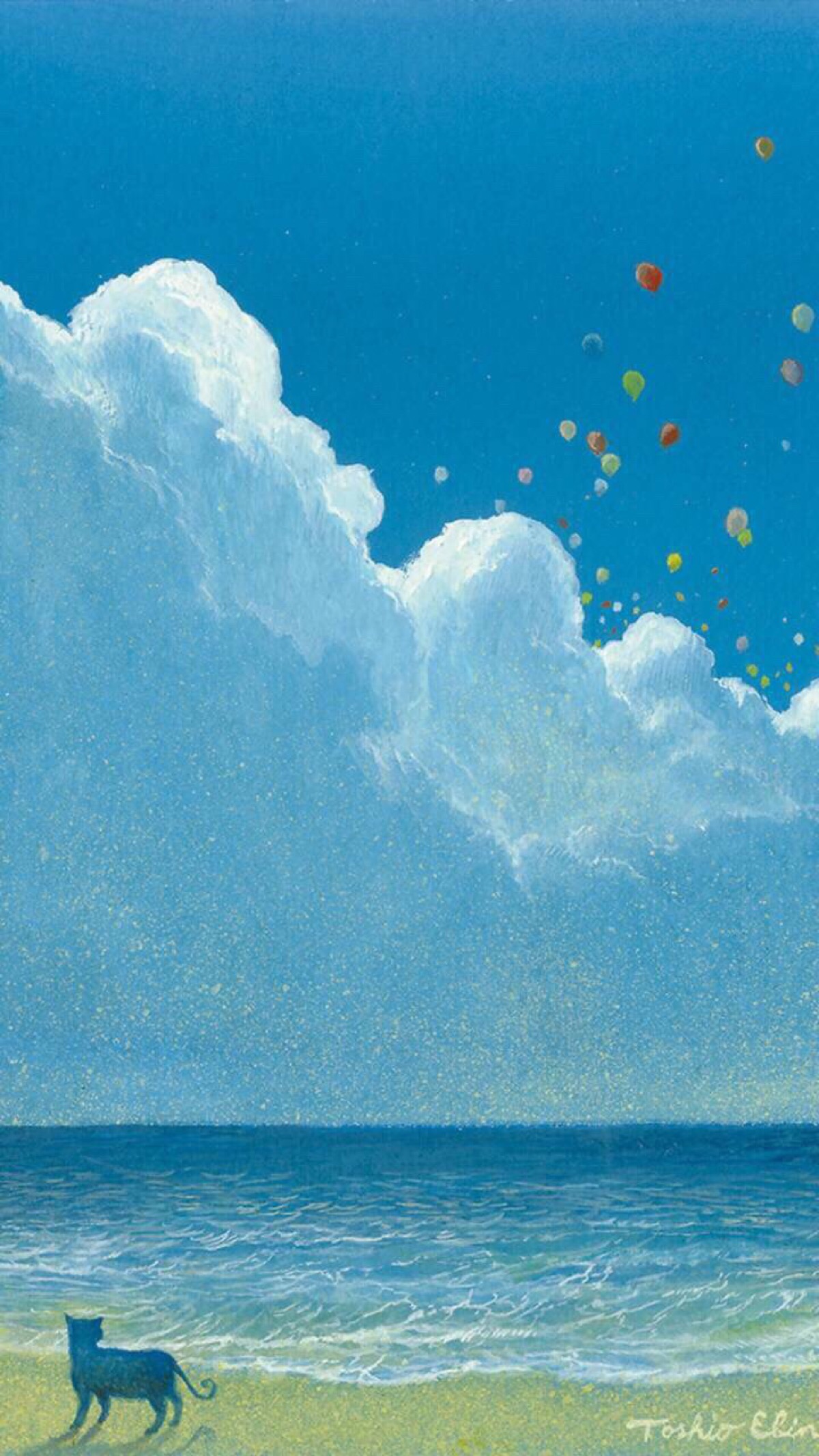 海边云朵蓝动漫手绘高清iphone壁纸 堆糖 美图壁纸兴趣社区