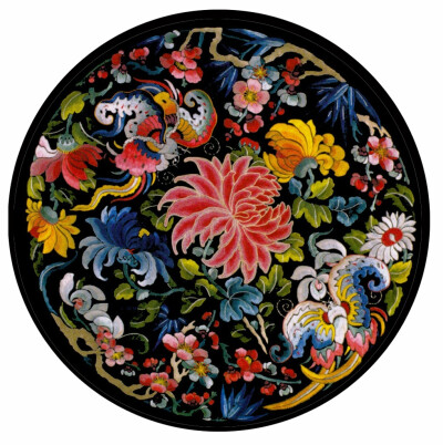 中国古风 刺绣纹样