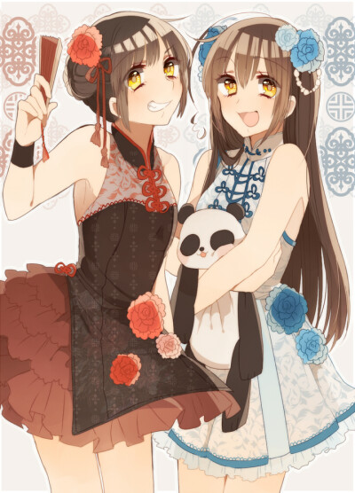 【画师id:id=3004501にのぬこ pid:49484638】王春燕 林晓梅 pixiv