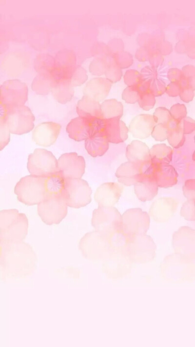 粉色 花朵 桃花 梦幻 少女 壁纸 锁屏 背景图 平铺
