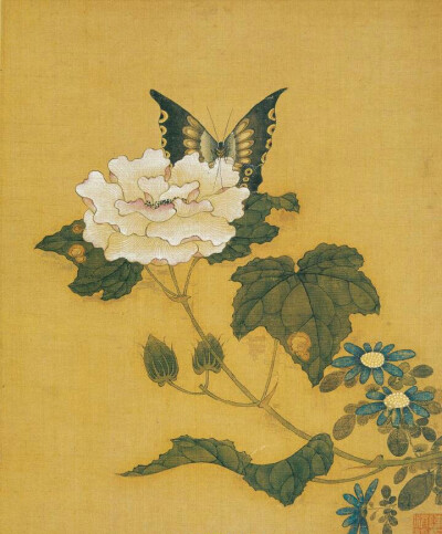 明 陈洪绶花鸟
