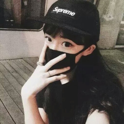 女生口罩头像
