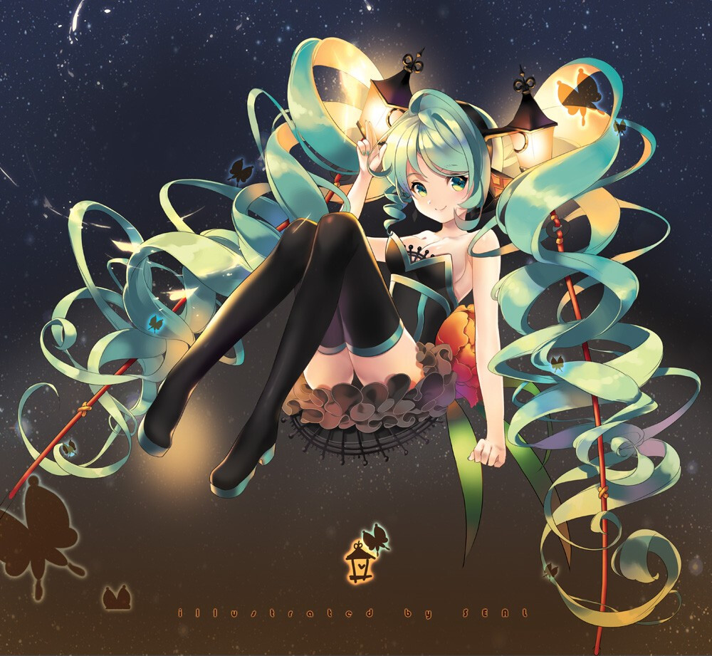 初音未来高清图#萌萌哒 公主殿下 樱初音 雪初音 圣诞初音 枫初音 冰