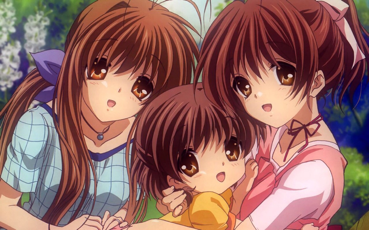 clannad 古河渚,冈崎朋也,冈崎汐即使分 堆糖,美图壁纸兴趣社区