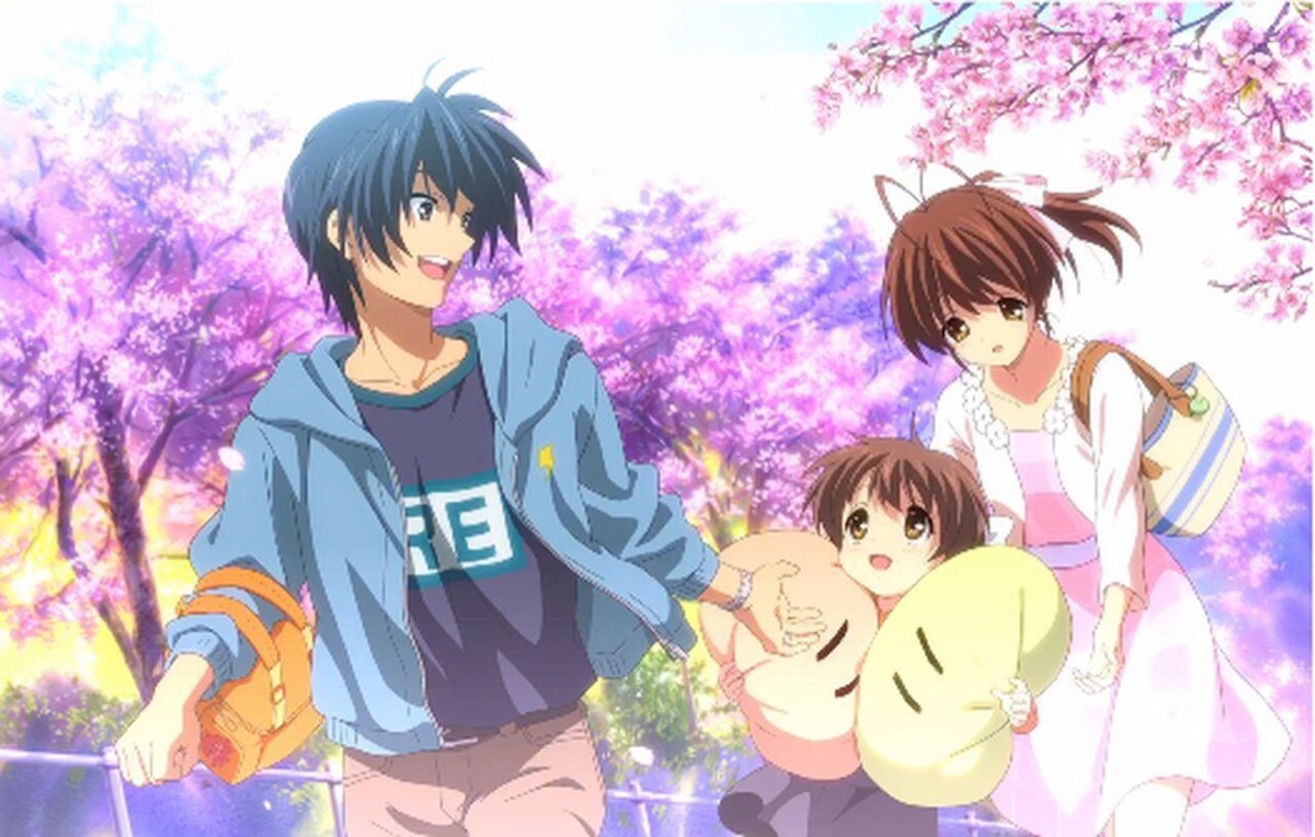 clannad 古河渚,冈崎朋也,冈崎汐