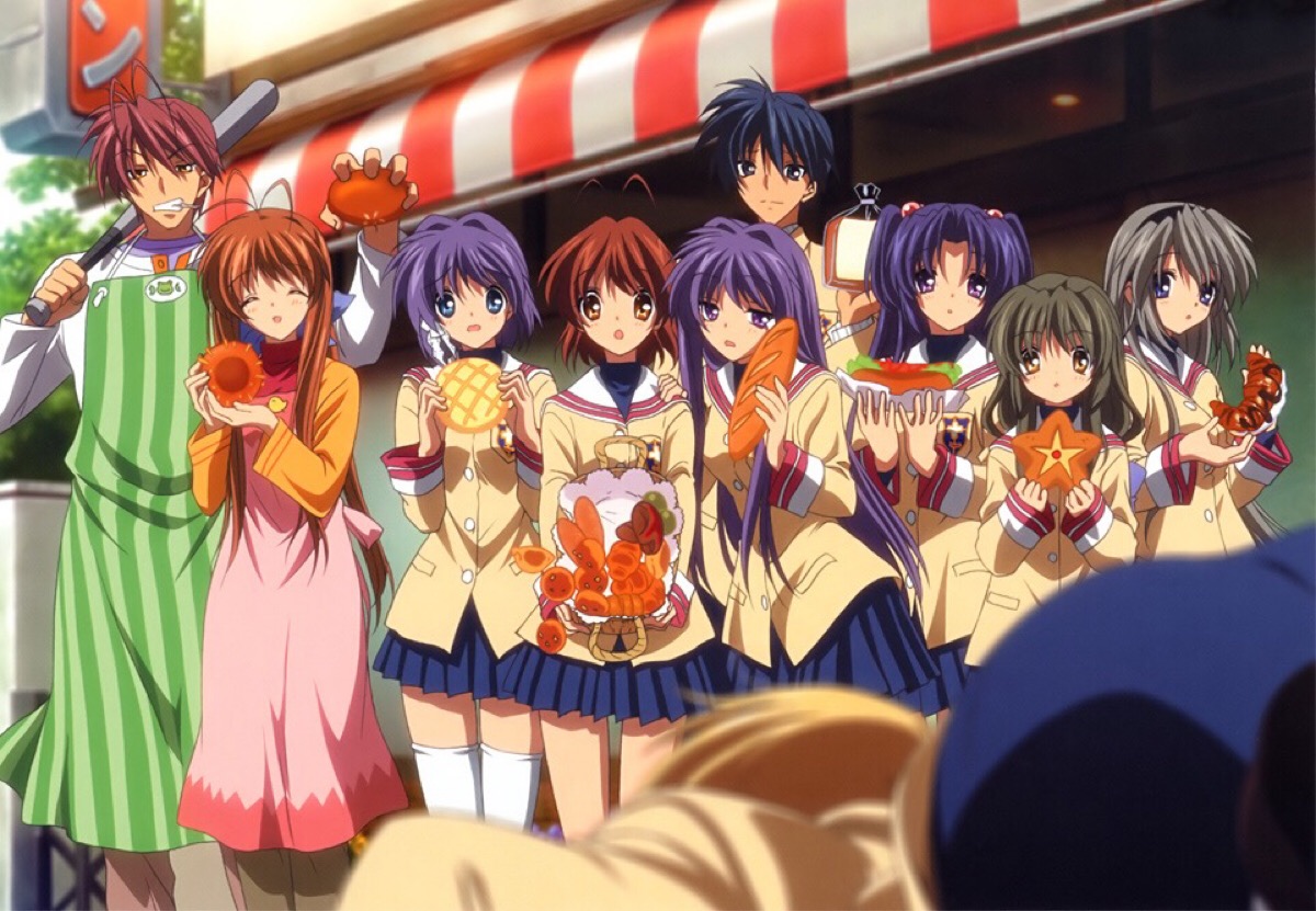 clannad 古河渚,冈崎朋也,冈崎汐跨越名为世界的距离,我们才得以相见