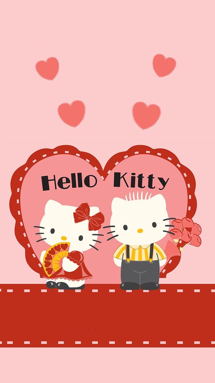 kitty手机壁纸高清粉色,kitty高清手机壁纸 hellokitty~ 壁纸 高清 萌图