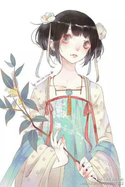 桂花 可爱少女 古风汉服