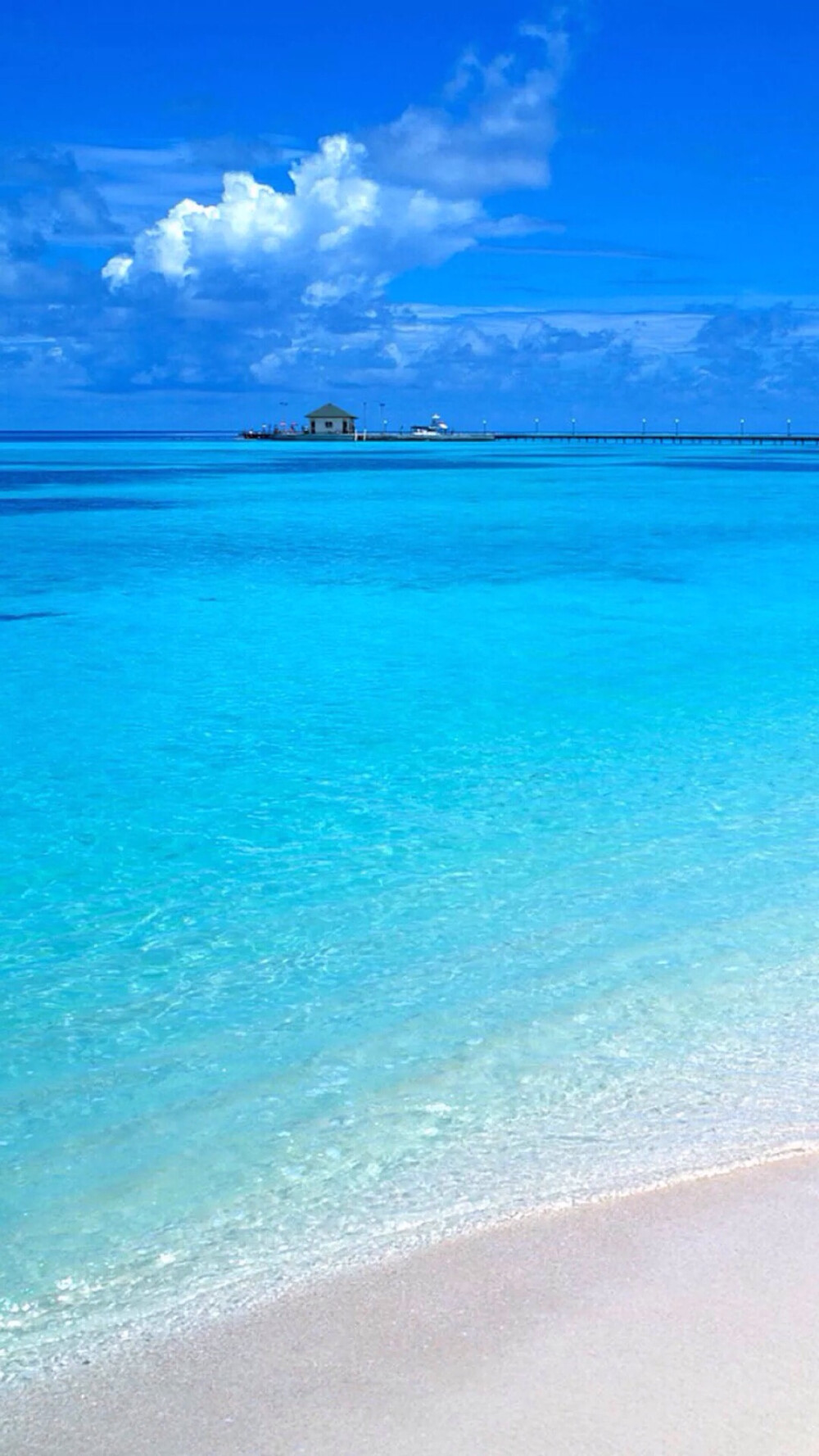 唯美自然风景 蓝天碧海 海洋 沙滩 唯美风景 iphone手机壁纸 唯美壁纸