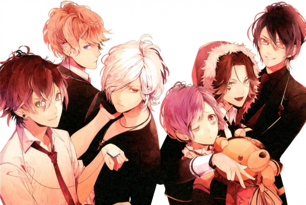 diabolik lovers#魔鬼恋人 逆卷修,逆卷怜司,逆卷礼人,逆卷奏人