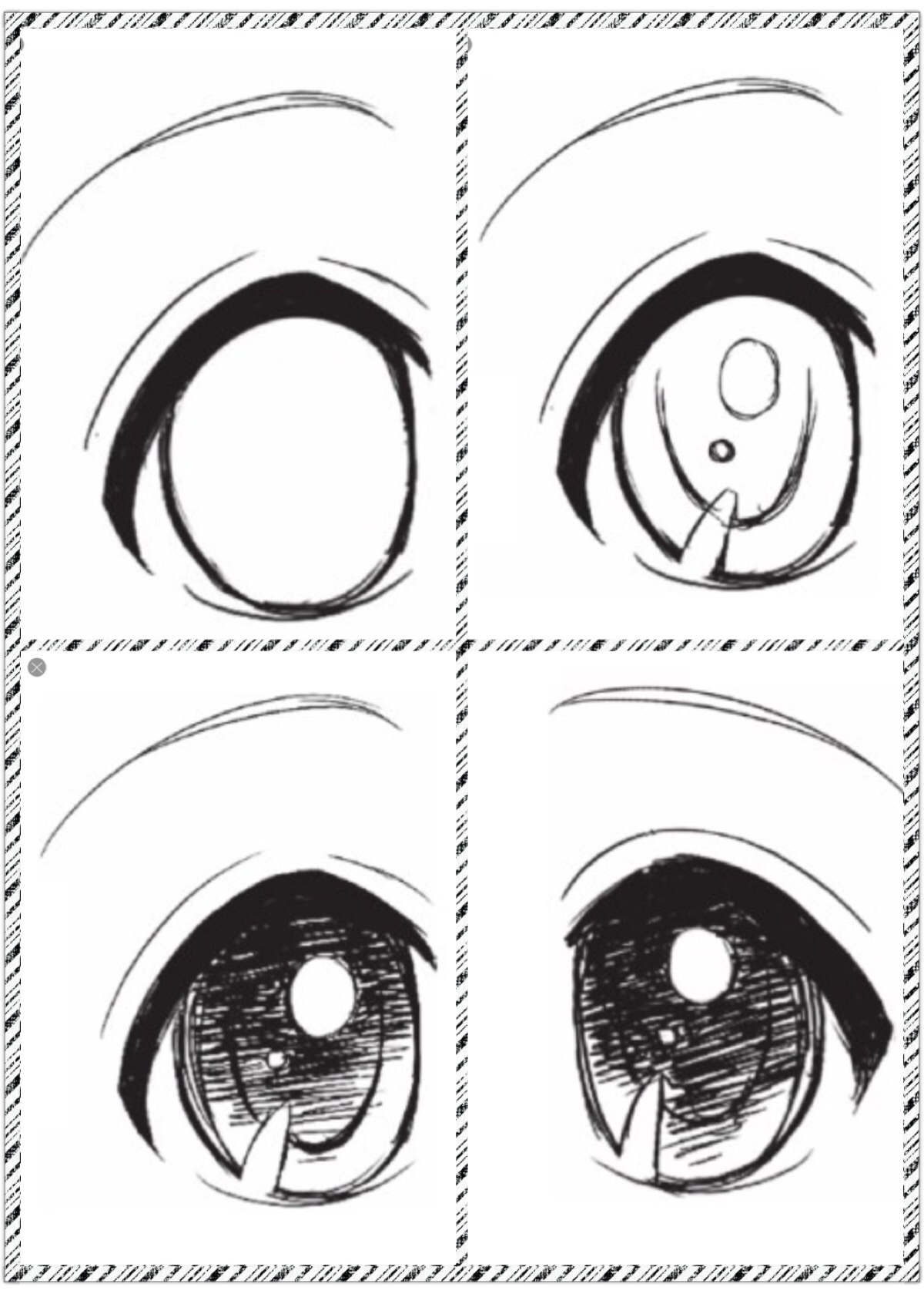 【眼睛画法教程】不同类型手绘动漫眼睛画法含眉毛睫毛教程（新手向竖屏合集）_哔哩哔哩 (゜-゜)つロ 干杯~-bilibili
