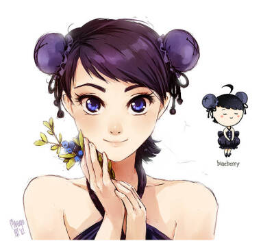 蓝莓拟人