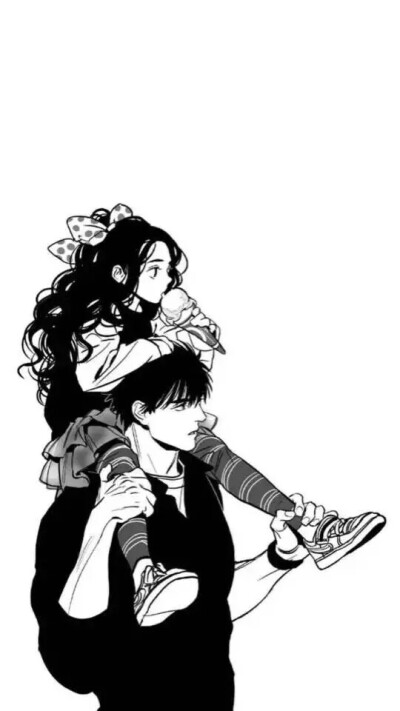 ( _) 动漫 黑白壁纸