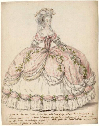 1770～1785,洛可可小裙子