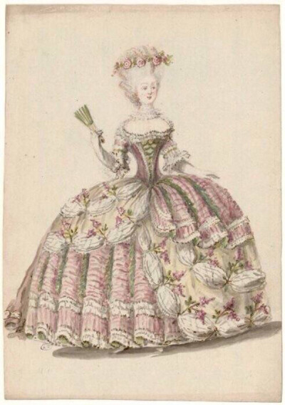 1770～1785,洛可可小裙子