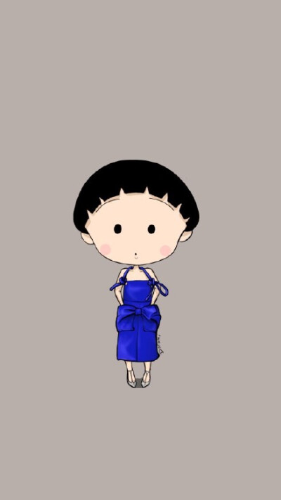 樱桃小丸子壁纸插画情头