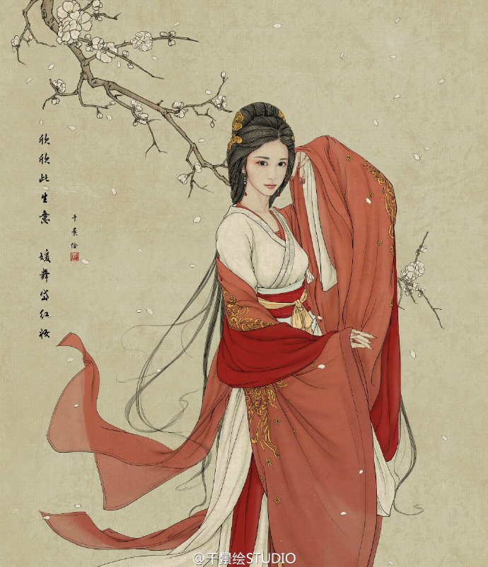 古装女神 绘师:千景绘