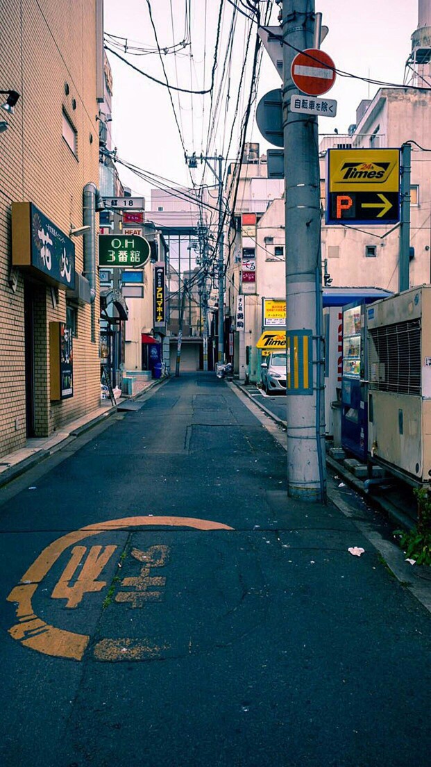 街头城市风景壁纸