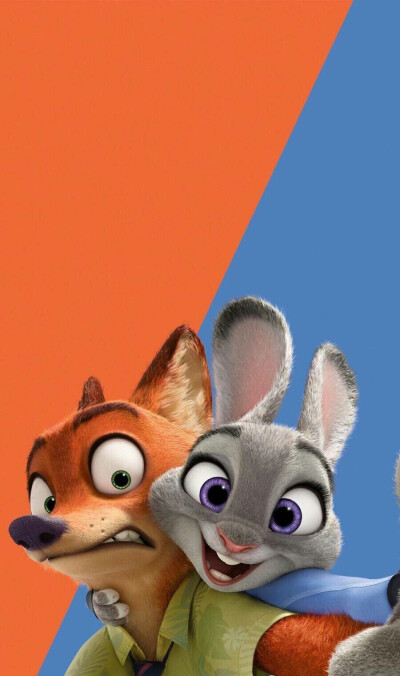 zootopia 疯狂动物城～狐兔cp 狐尼克&兔朱迪兔子 狐狸