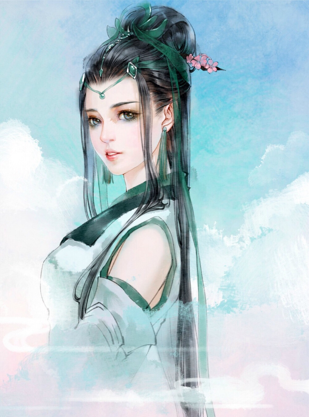【猫九の】#动漫#插画#二次元#古风#唯美#人物#手绘#美男#美女