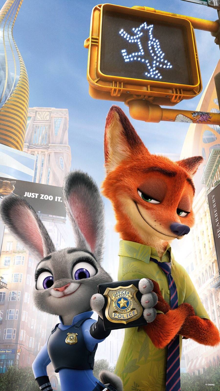 疯狂动物城 zootopia 兔朱迪 狐尼克 disney