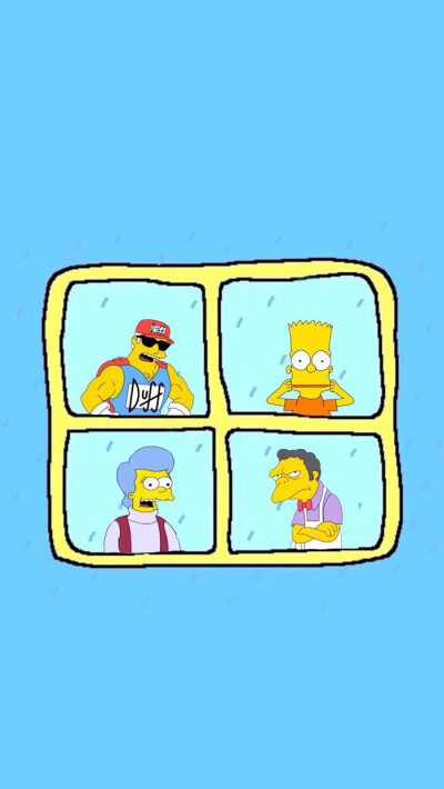 iphone 壁纸 辛普森 simpson