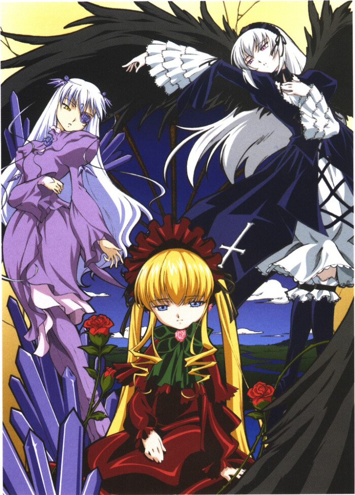 蔷薇少女薔薇少女ローゼンメイデンrozen Maiden 薔薇水晶 真紅 水銀燈 堆糖 美图壁纸兴趣社区