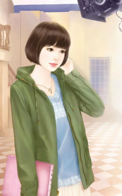 手绘系列―现代女子