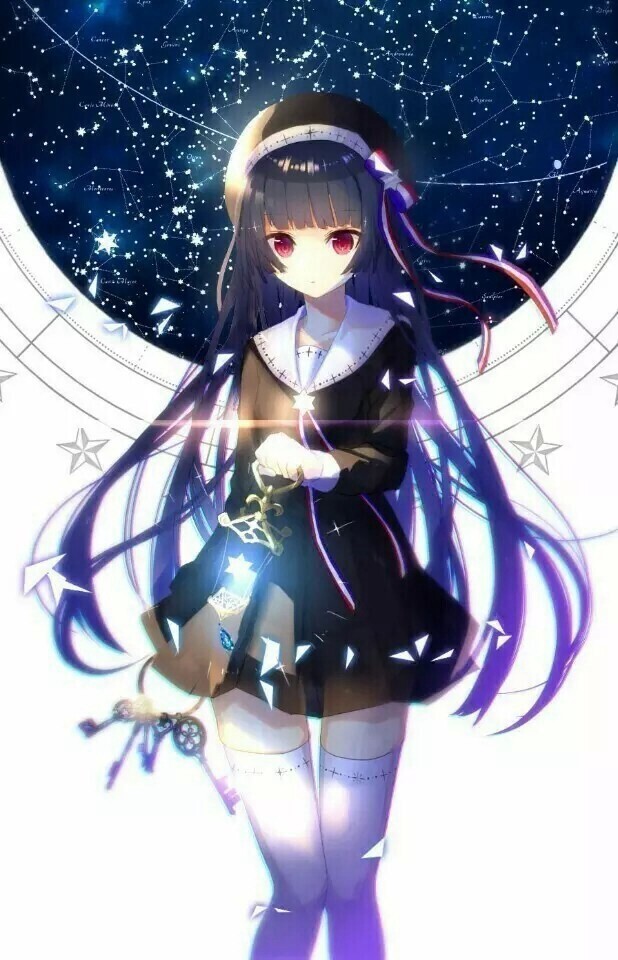 二次元の美图#长发 短发 单马尾 双马尾 麻花辫 美少女 美男 二次元