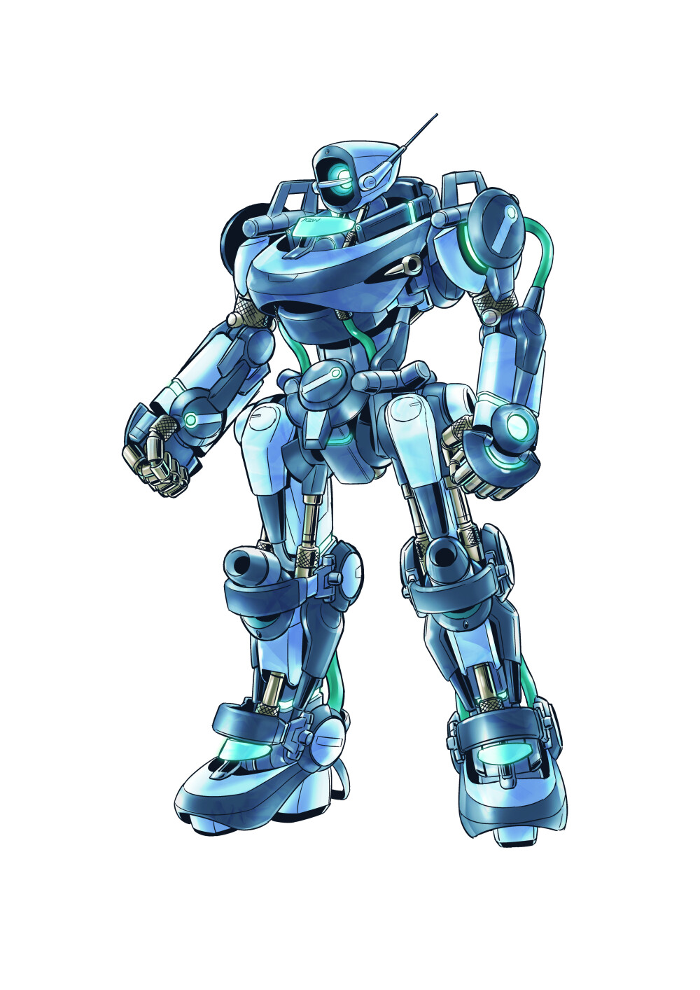 通过盒子机器人来描绘原创机器人,hobby japan授权超级机甲绘制技法全