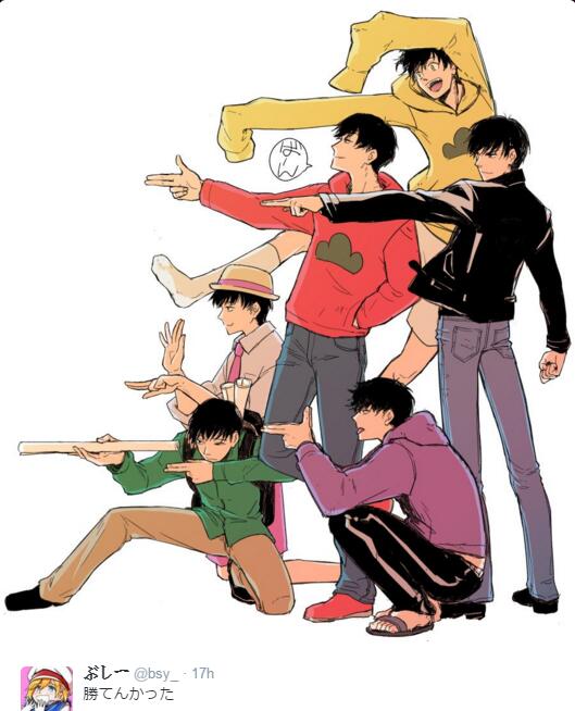 侵删#阿松先生,松野六子,oso,kara,choro,ichi,jyushi,totti