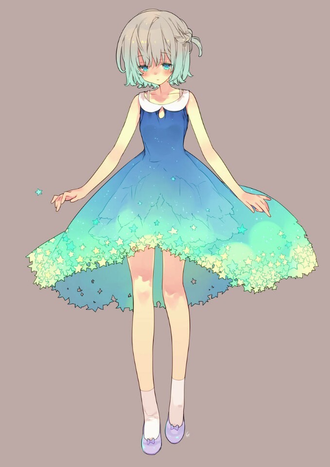 麻花辫 美少女 二次元 动漫 美图 头像 壁纸 异色瞳 萌萌哒 妖孽 森女