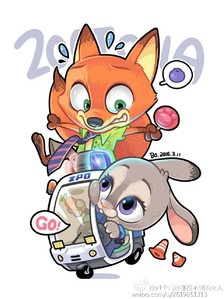 zootopia-疯狂动物城 nick&judy