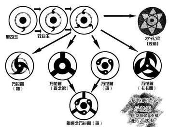 【宇智波】写轮眼进化)示意图(侵删)